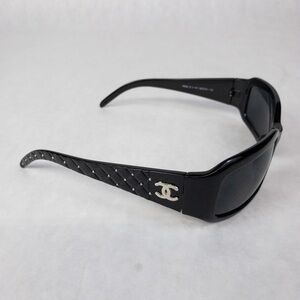 chanel Black Rectangular Women's Sunglasses - Classic Fashion Shades